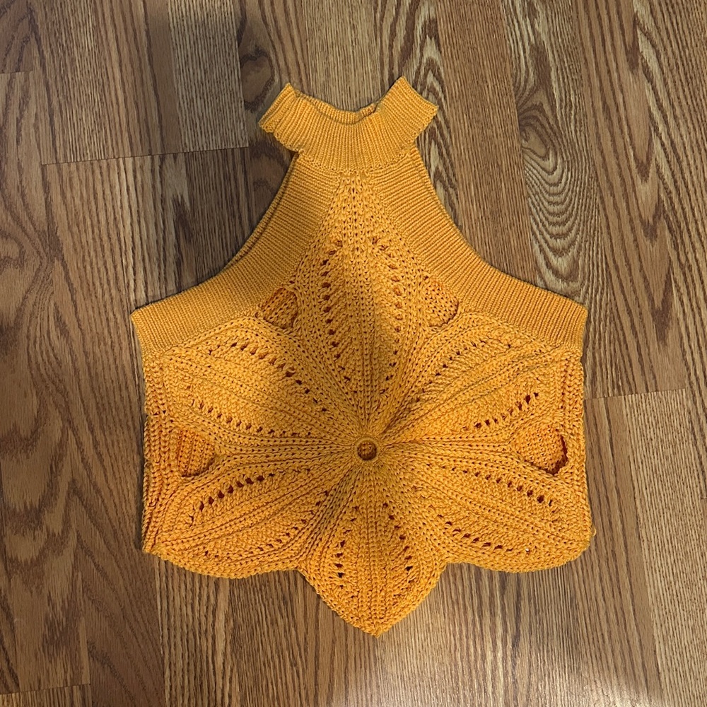 Anthropologie Sweater Knit Halter Top